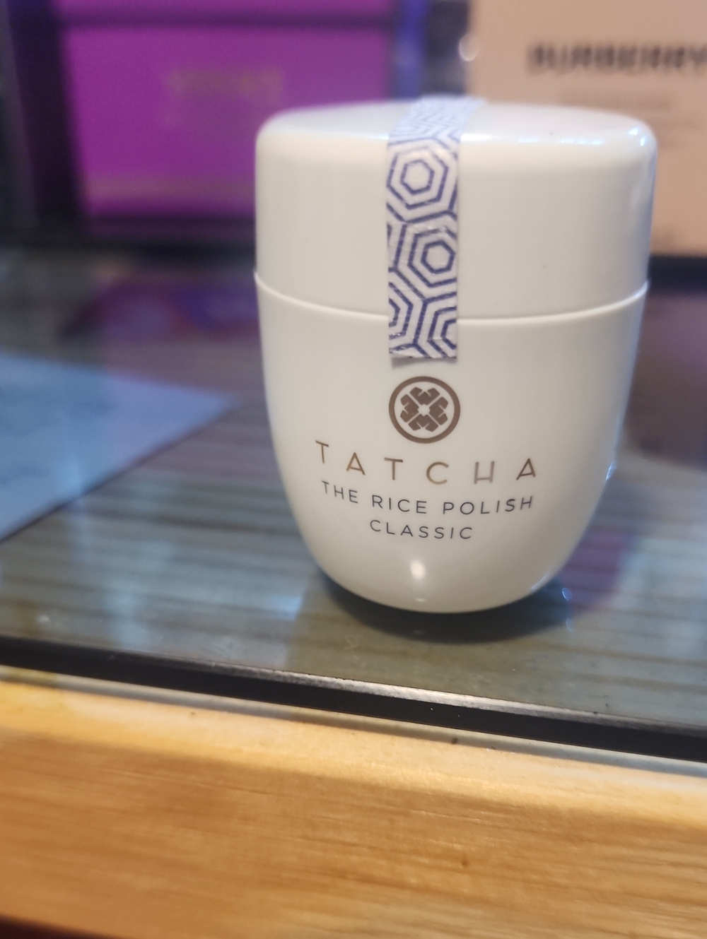 Tatcha Rice Polish Classic - White & Gold Accents